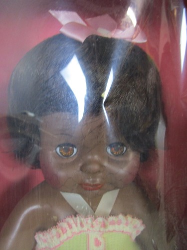 Vtg Horsman Doll Baby Softskin AA 14" New in Damaged Box African American Black - Picture 2 of 10