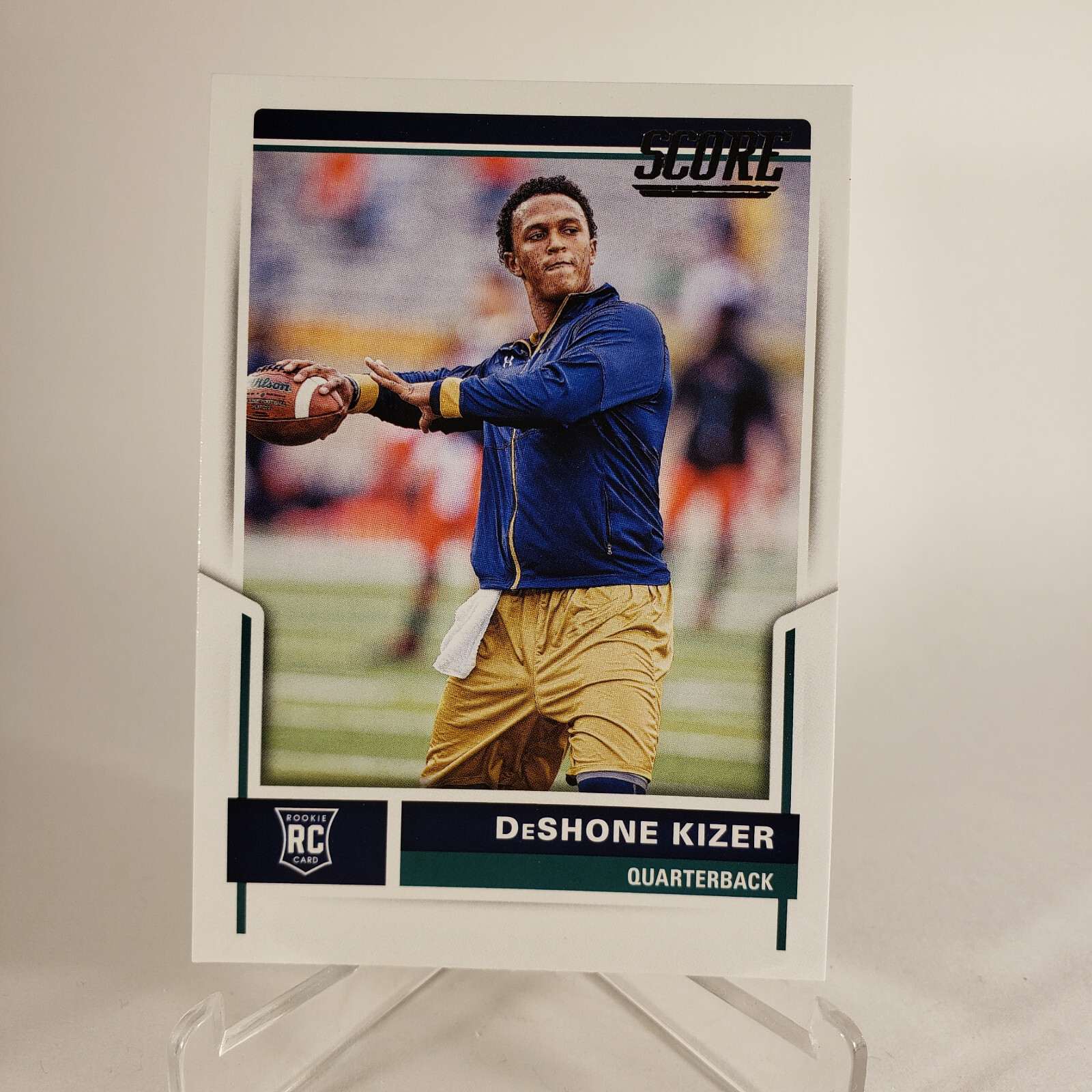 2017 Panini Score Football DeShone Kizer #381 Notre Dame Fighting Irish Rookies