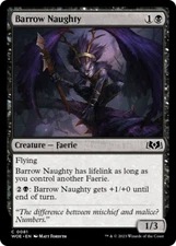x1 Barrow Naughty WOE MTG 81 COMMON M/NM 1x