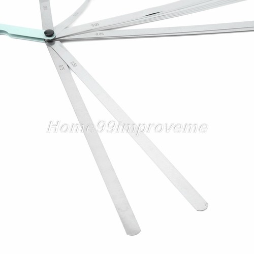 17 Blades Metric Gage Tool Carbon Steel Feeler Gauge 300mm Long For Measuring - Picture 2 of 12