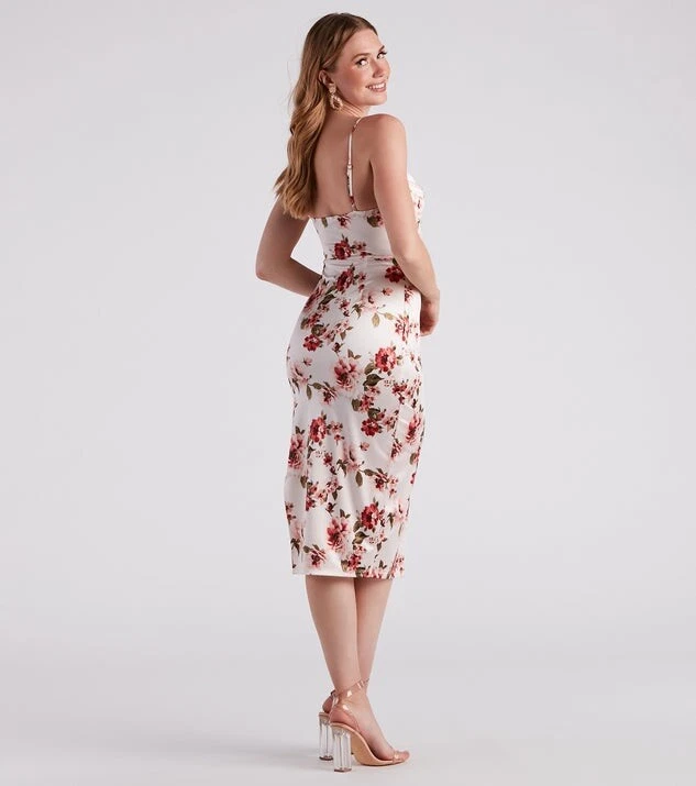 Windsor white floral clearance dress