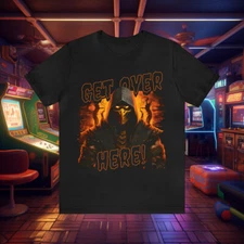 Get Over Here! Scorpion MK Tee Halloween Shirt - Mortal Kombat Inspired
