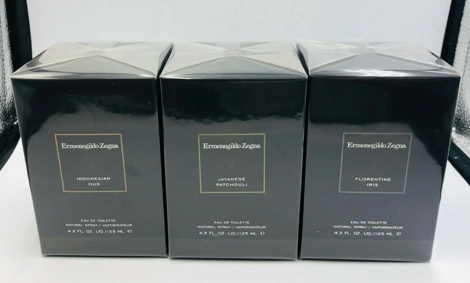 Ermenegildo Zegna Elige 4,2 OZ eau de parfum spray pachulí javanés, iris florentino Foto 2 de 2