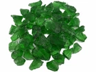 Decorative GREEN Glass Chippings Events Garden Vases Graves Memorial Topping