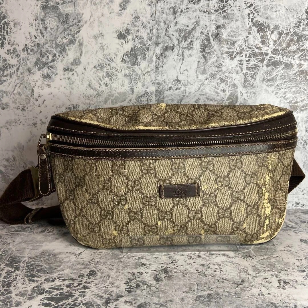 GUCCI GG Supreme 233269 Sac Taille Pochette Corps Homme Femme 250502