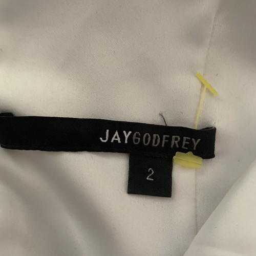Jay Godfrey Nieman Marcus Size 2 Dress Grayscale Colorblock - Picture 7 of 11