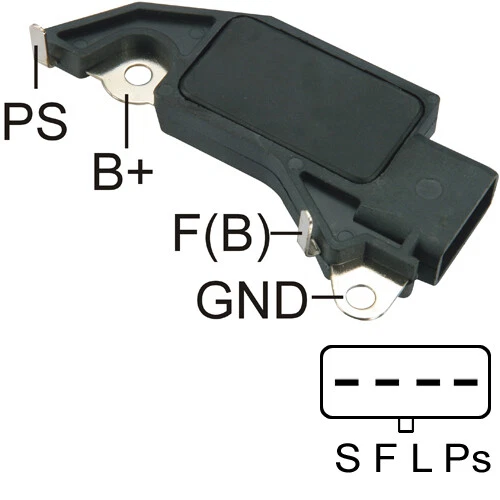 Nuevo regulador de voltaje del alternador 1116408, 1116428, 19009755, D408 Foto 3 de 3