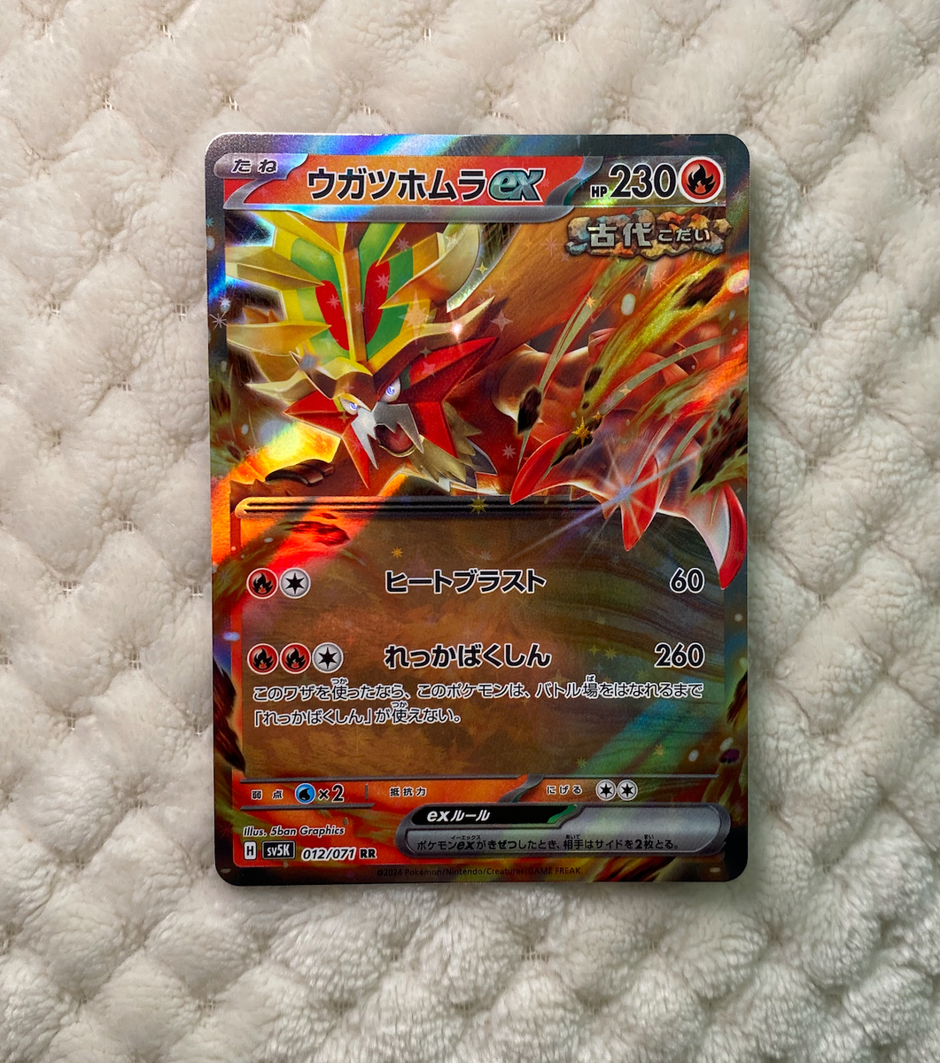 Pokemon TCG JAPANESE Gouging Fire EX HOLO 012/071 - WILD Pokemon TCG JAPANESE Gouging Fire EX HOLO 012/071 - WILD