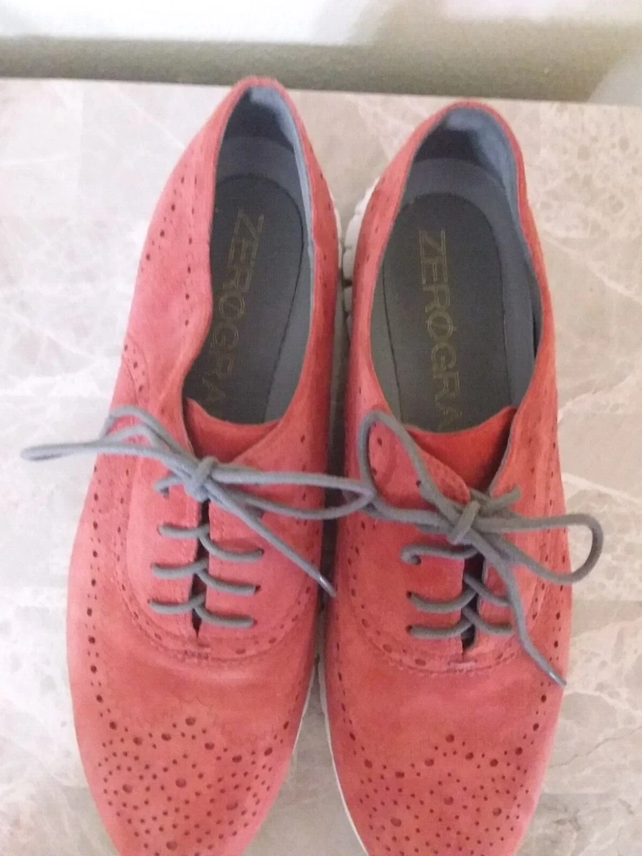 Cole Haan Zerogrand Red Suede Women Shoes Size 9.5B eBay