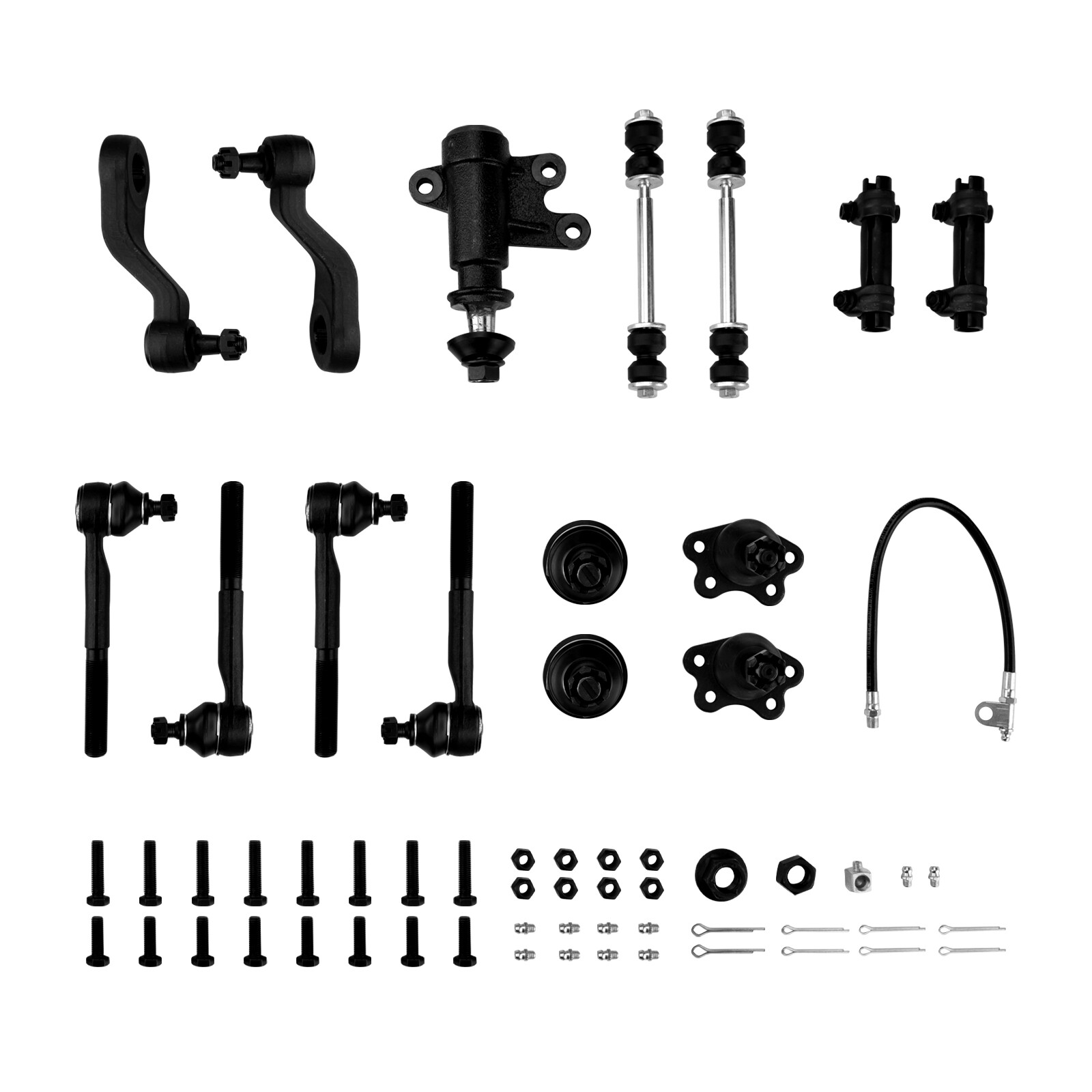 15Pcs Full Front Suspension Kit for Chevy K1500 K2500 Suburban Yukon Tahoe 4WD