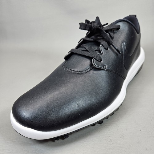 Nike Roshe G Tour Golf Shoes Spikes Black White AR5580-001 Men's Size 13 - Picture 5 of 13
