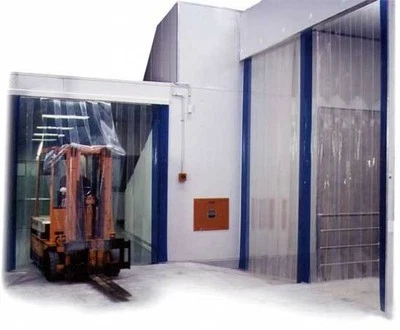 STRIP CURTAINS DIRECT 3m (w) x 2.5m (d) - PVC Strip Curtain / Door Strip Kit - 300mm x 3mm Strips