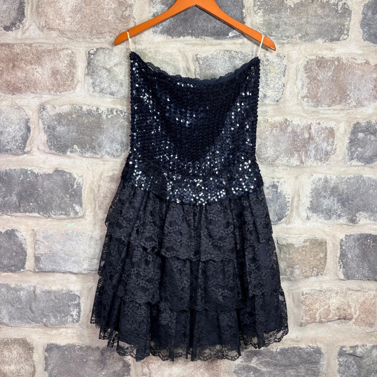 Lace Black Tiered Vintage Dresses for Women for sale | eBay
