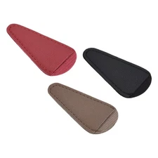3Pcs 2.9"x1.5" PU Leather Scissors Sheath Scissor Cover Protector, Multicolor
