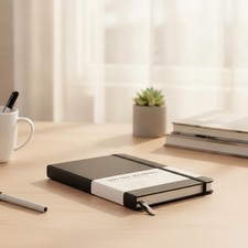 Versatile Dotted Journal - 192 Pages, A5 Size with Faux Leather and Inner Pocket