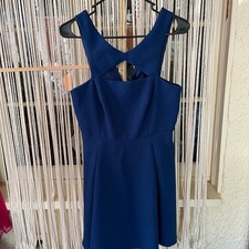 BCBGeneration Royal Blue Cutout Mini Dress (B)