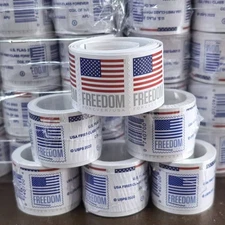 2023 (1) ROLLS POSTAGE (100)US FOREVER STAMPS Flags USPS Collectible