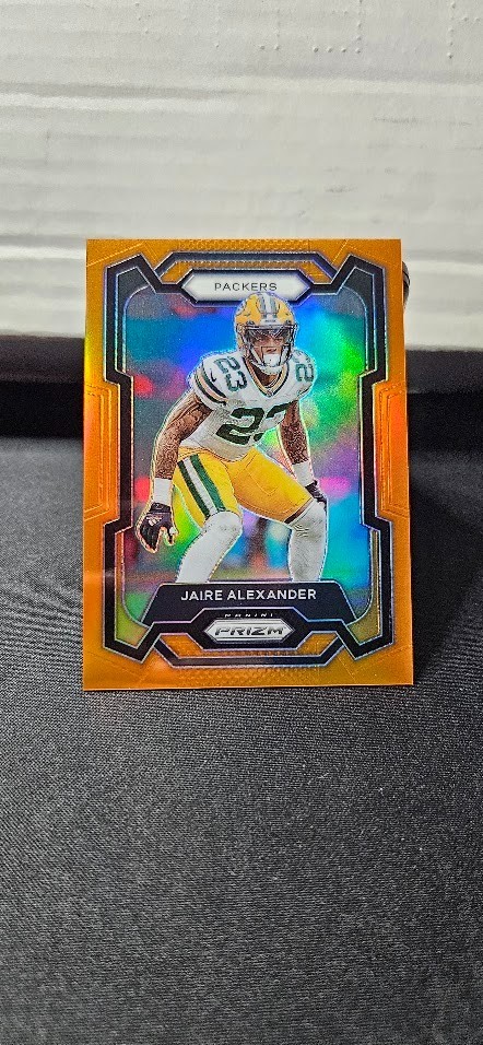 2023 Panini Prizm - Jaire Alexander #109 Orange Prizm /249 B4