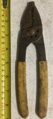 #ad Vintage Stanley Wire Stripper Crimper Cutter Tool 84 203 Electric Pliers $15.00
