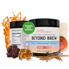 Live Conscious beyond Brew - Coffee Alternative - Low Caffeine - Mushroom Comple