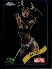 2025 Topps Chrome Marvel Sersi Card #77