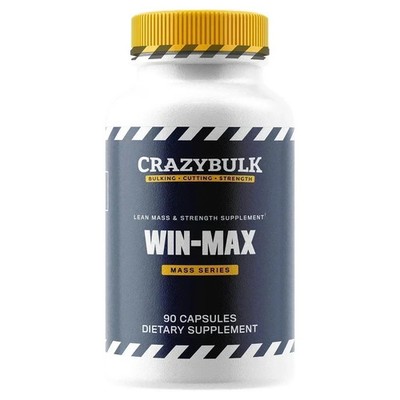CRAZYBULK WIN-MAX | Natural Anabolic Body Building Supplement 1 Pack