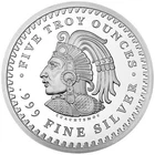 5 Troy Ounces .999 Fine Silver Round | Aztec Calendar (BU) - New In Capsule