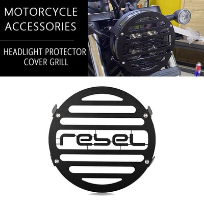 Motorrad Scheinwerferschutz Abdeckung Grill für Honda Rebel CM CMX 500 300 20-21