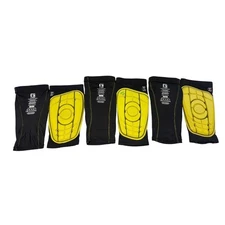G-Form Shin Guards Large Yellow/Black Bundle (3) 5'8"-5'11" Soccer Protection