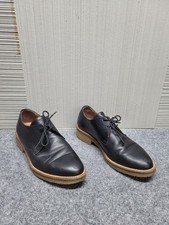 Everlane Men Oxford Dress Shoes 7 Black Leather Lace Up Closed Almond Toe Comfor