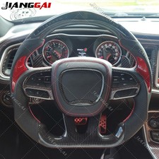 For Dodge Charger Challenger Srt Hellcat Carbon Fiber Led Steering Wheel 2015 For Dodge Charger Challenger Srt Hellcat Carbon Fiber Led Steering Wheel 2015