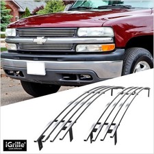Fits 1999-2002 Chevy Silverado 1500tahoesuburban Upper Billet Grille Grill Fits 1999-2002 Chevy Silverado 1500tahoesuburban Upper Billet Grille Grill