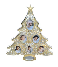 Thing Remembered Christmas Tree Picture Frame Ornament Centerpiece Rich Detail