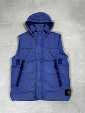 Stone Island Garment Dyed Crinkle Reps NY Down Gilet Blue - Medium (22.5” P2P)