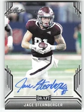 2019 Leaf Draft #BA-JS3 Jace Sternberger FOOTBALL Texas A&M Aggies