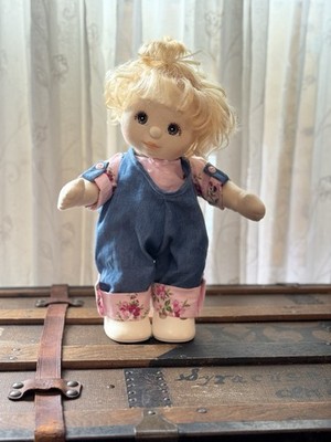 Modern Play Romper for 1980s My Child Doll   Shirt & Overalls Set   Replica