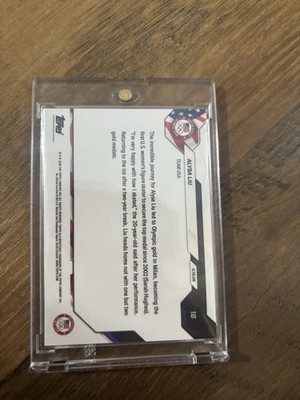 TOPPS NOW アリサ　リウ　4枚セット Alysa Liu Topps NOW Red Foil Parallel #/5 Rare Olympic Card (4/5