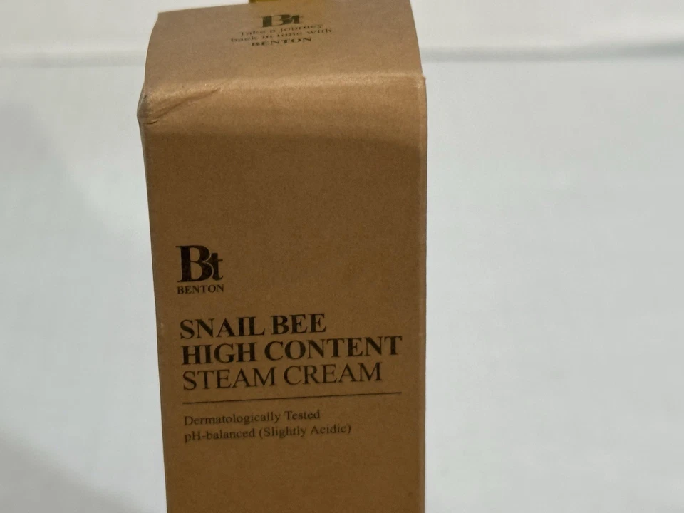 Crema de vapor de alto contenido Benton Snail Bee 50 g/1,76 OZ De Corea Nuevo En Caja Foto 4 de 4