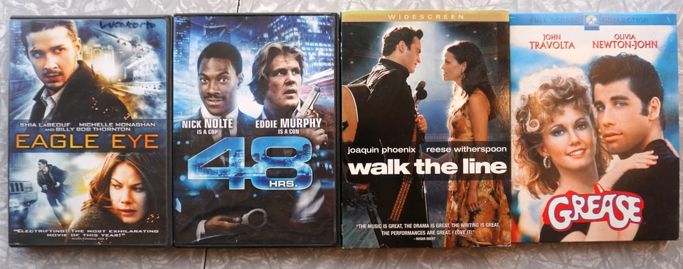 DVD Lot Grease Say Anything Annie Walk The Line Silence Lambs EXCELLENT! - Image 3 of 4