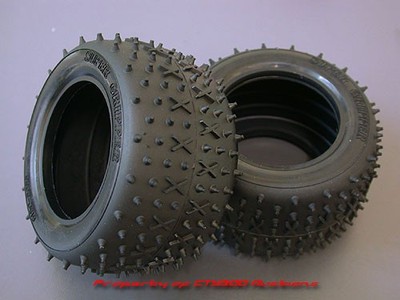Tamiya Stadium Blitzer Beetle Dyna Blaster Futaba FXT Rear Spike Tires Vintage !
