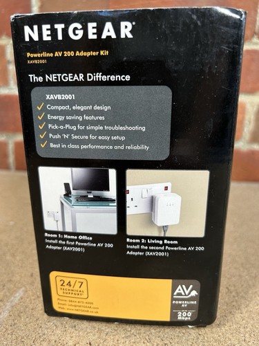 Netgear Powerline 200 XAVB2001 Mini Adapter 200Mbps Dual-Band - White - Picture 5 of 12