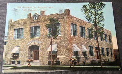Saginaw Silk Garment Co. in Saginaw, Michigan ''The Daylight Factory'' Post Card 