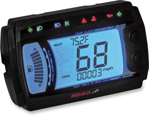Koso North America BB017B00 XR-SR Multi-Function Electronic Speedometer - Picture 1 of 5