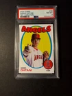 2023 Topps Throwback  #TBT 1971-72 Topps Hockey Design Shohei Ohtani #44 PSA 8!