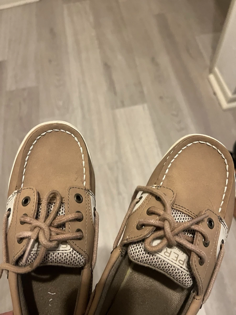 Chaussures Bateau Sperry Top-Sider Kids – Taille 2M – Marron – Occasion Bon état