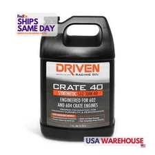 Driven Oil 22408, One Crate 40 10W40 Synthetic Oil 1 Gallon Performance Parts