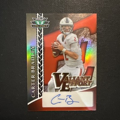 エンゼルス　ニック・エイデンハート　サインカード 2024 Leaf Eclectic Valiant Effort Carter Bradley Autograph /9 #VE