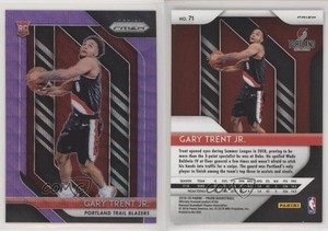 2018-19 Panini Prizm Purple Wave Prizm Gary Trent Jr #71 Rookie RC