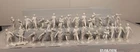 Marx Battleground Playset Set of 32 Lt. Gray Germans 54 mm Original