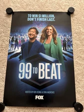 FOX 99 to Beat Game TV Show Promotional Poster 27x40 Erin Andrews & Ken Jeong